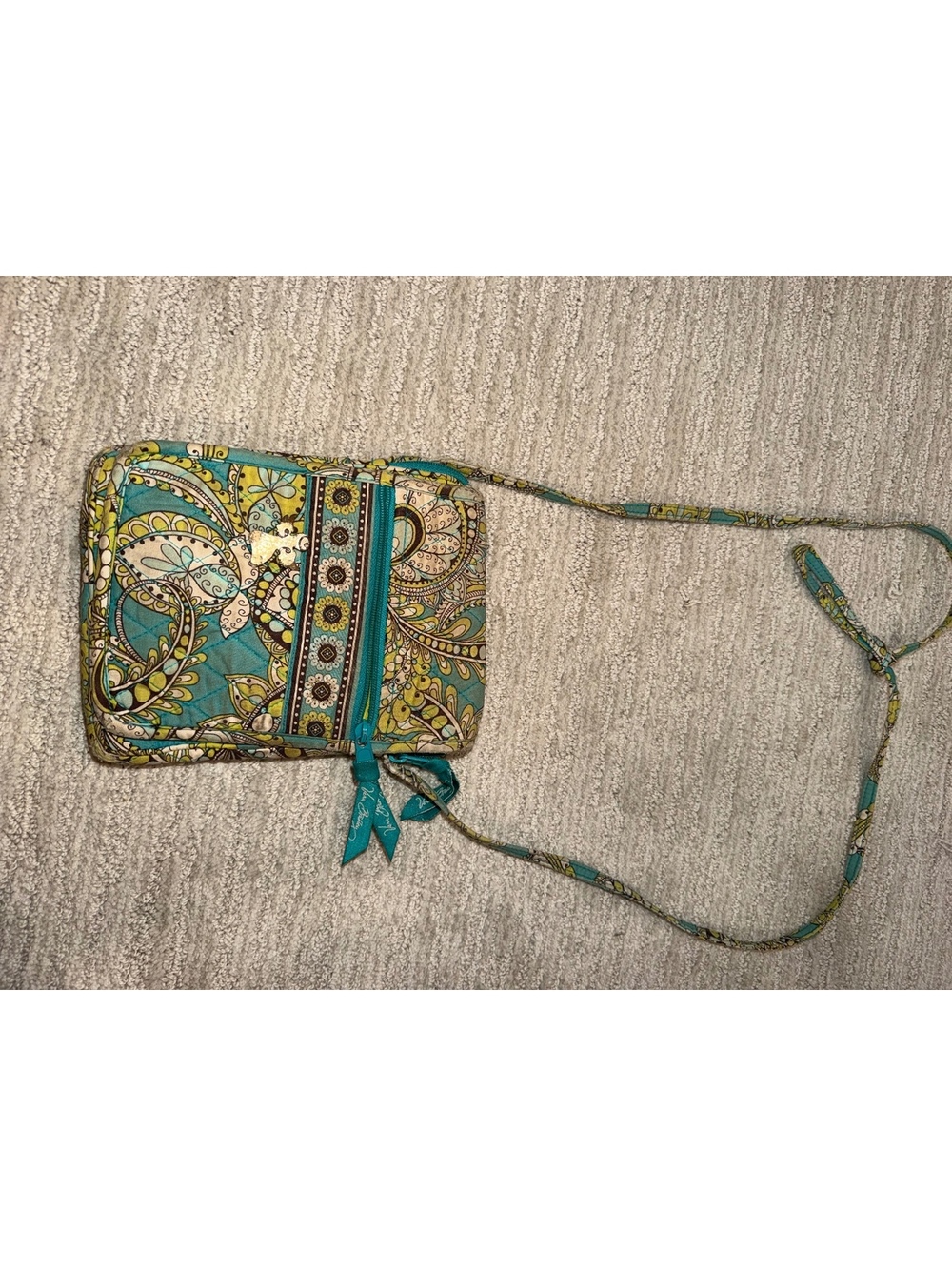 Vera Bradley paisley crossbody bag